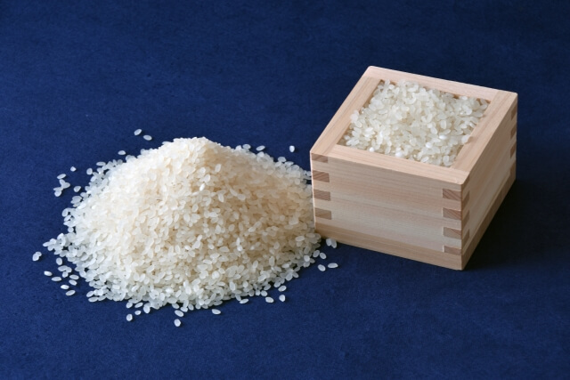 米粒と枡