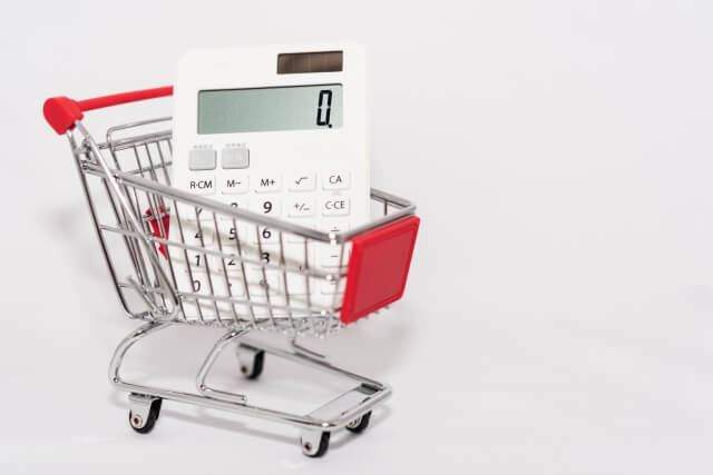 ショッピングカートと電卓
